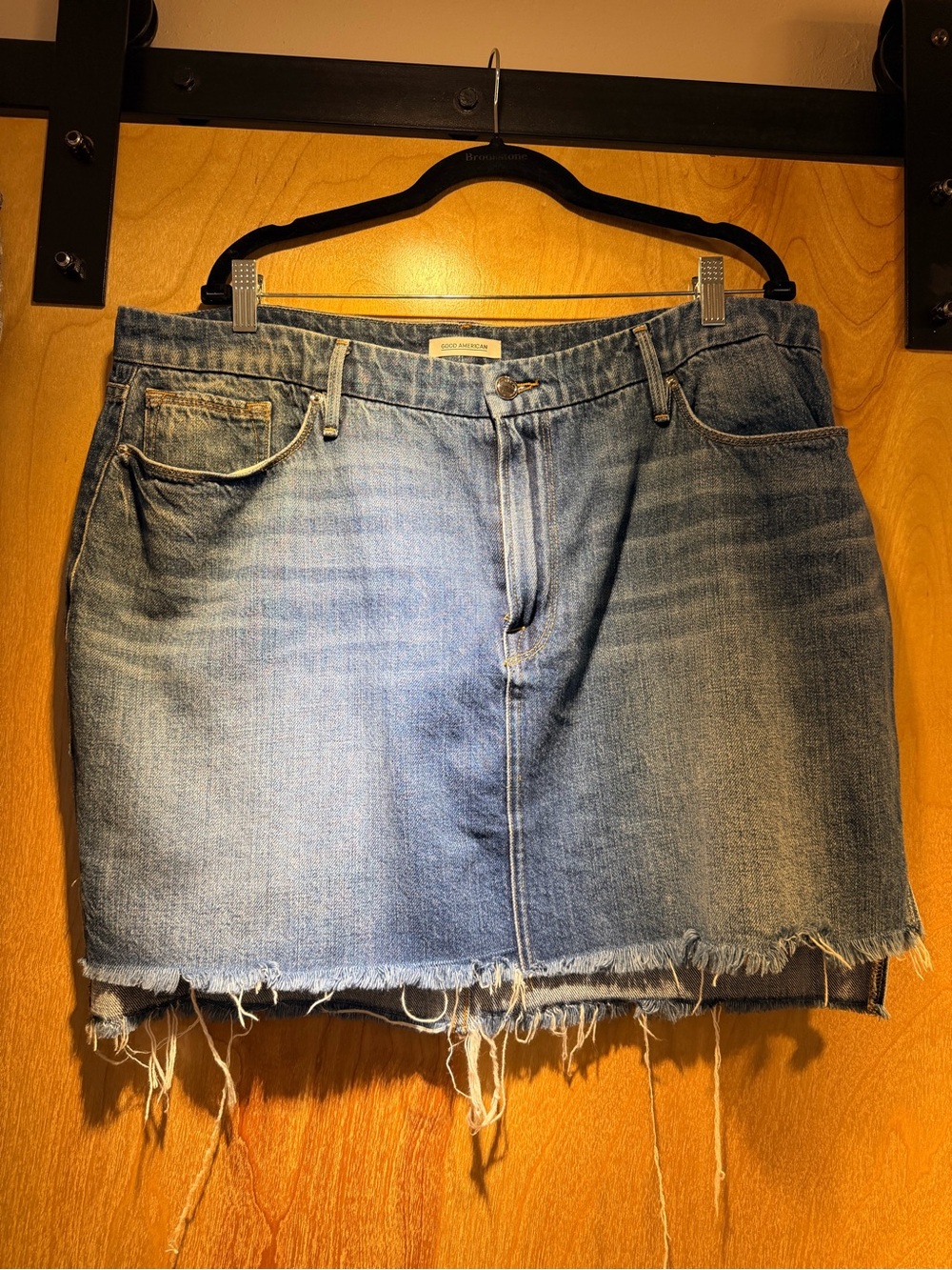 Good American Denim Skirt